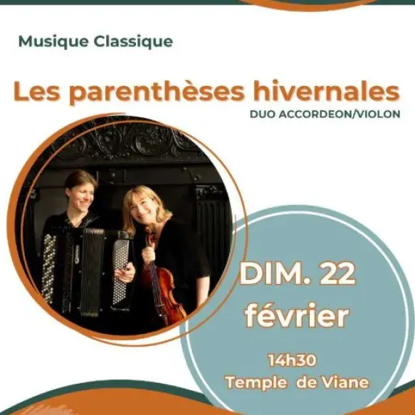 Les Parenthèses Hivernales : Duo accordéon/violon_Viane